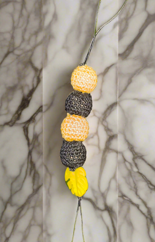 Black and Yellow Air Freshner