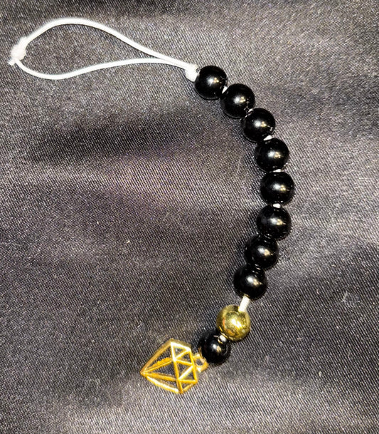 Black Diamond Phone Charm