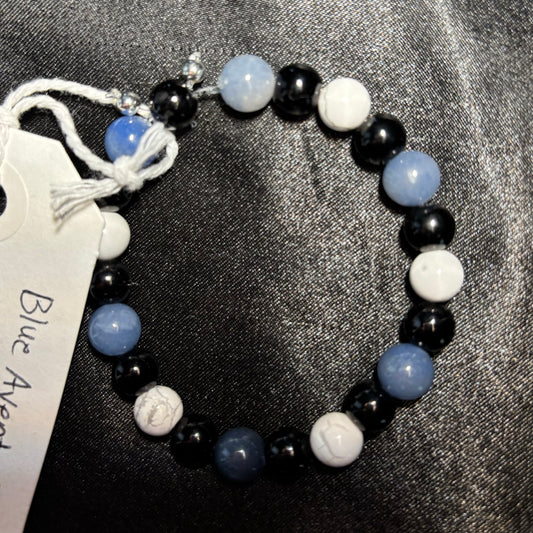 Blue Aventurine and White Howlite