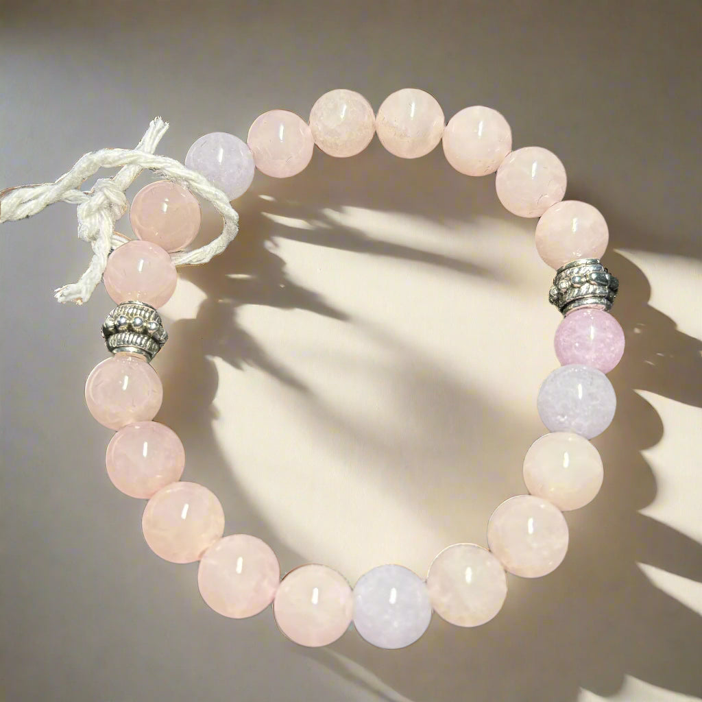 Morganite and Rose Quartz