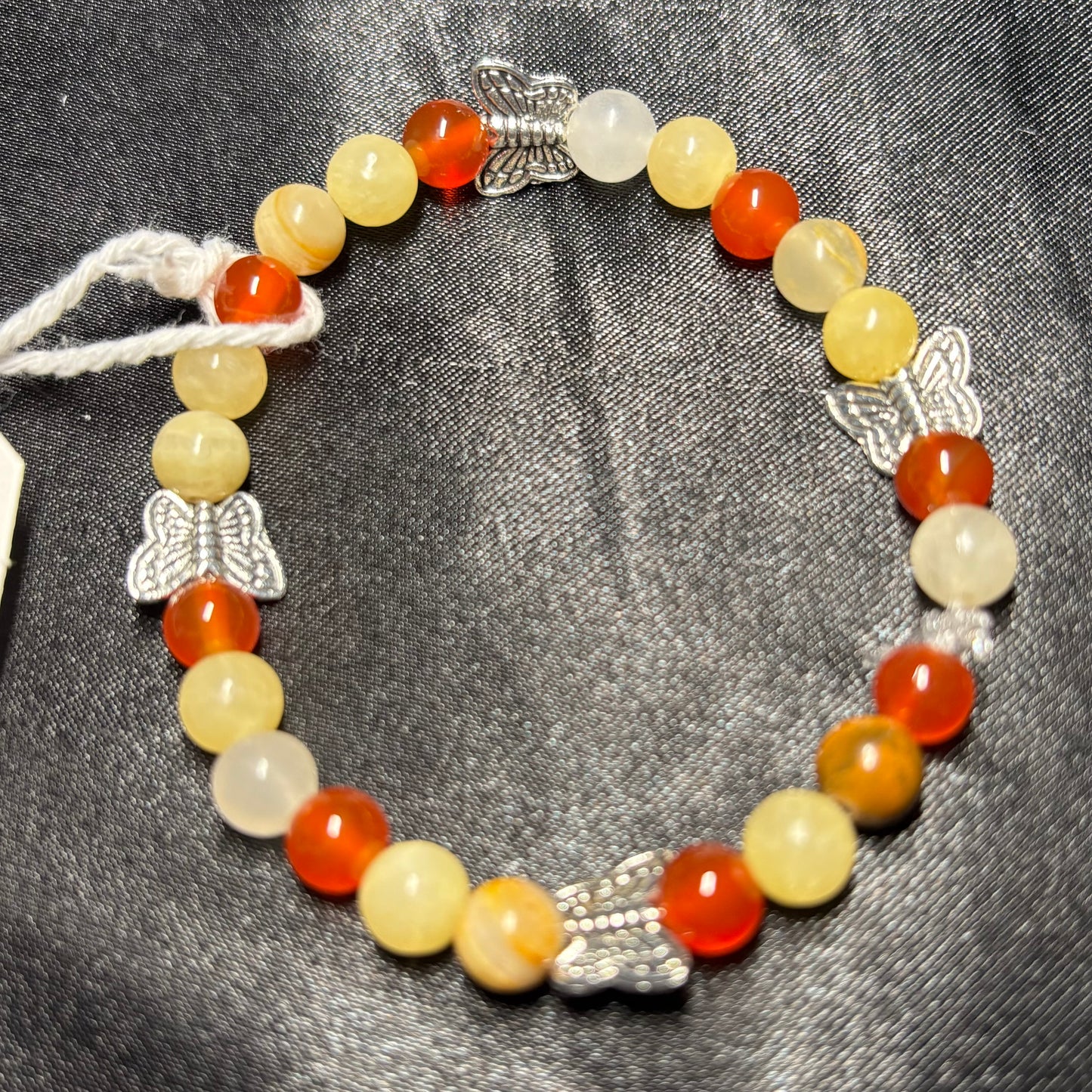 Red Agate Yellow Jade and Afghanistan Jade