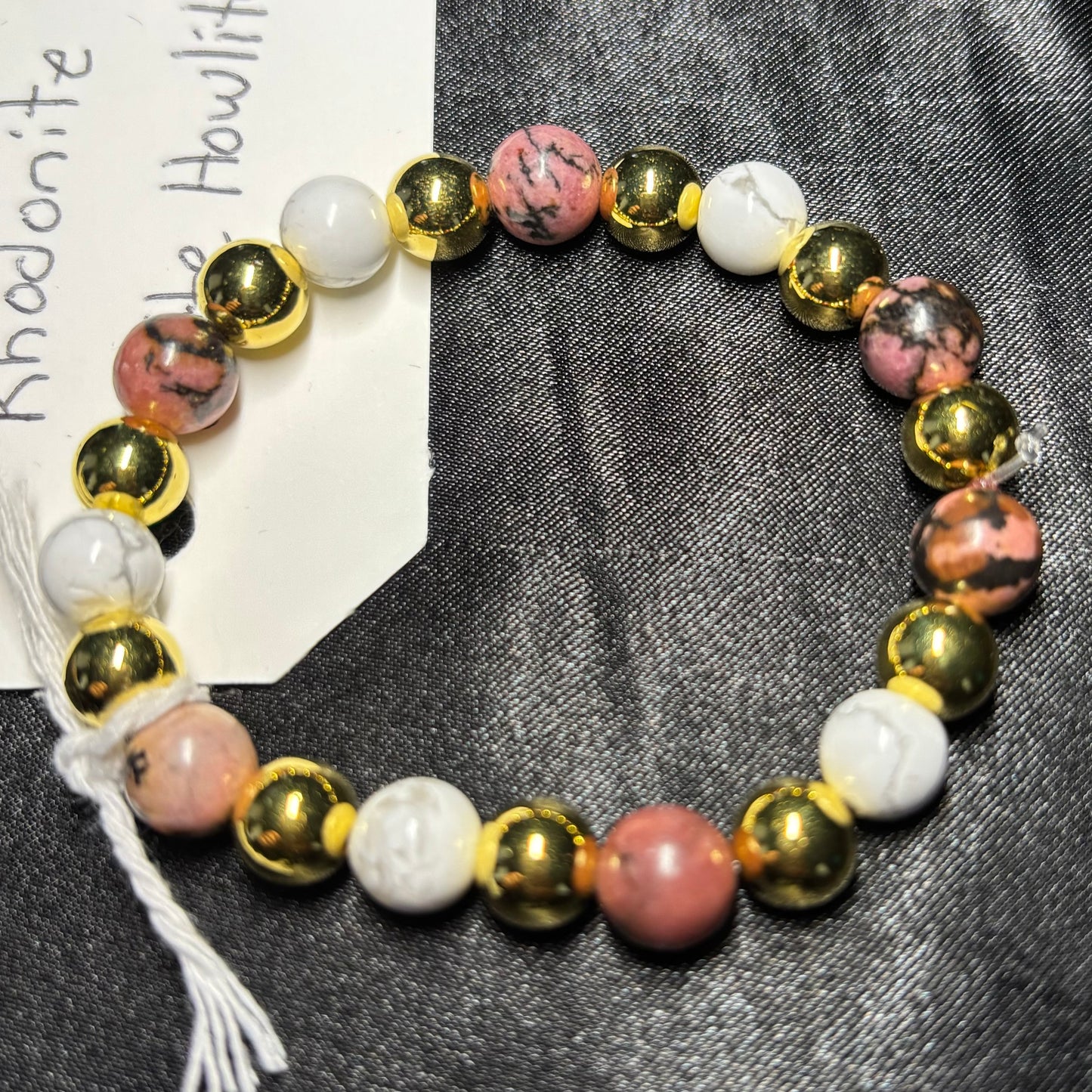 Rhodonite and White Howlite